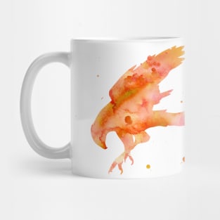 Falcon Watercolor Painting Mug